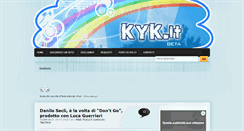 Desktop Screenshot of kyk.it