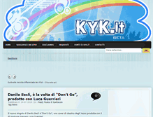Tablet Screenshot of kyk.it
